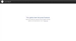 Desktop Screenshot of lightbox.com